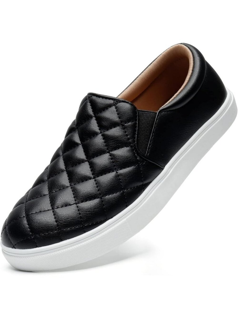 Quilted Slip-On Fashion Sneakers for Women | Stylish & Comfortable Footwear